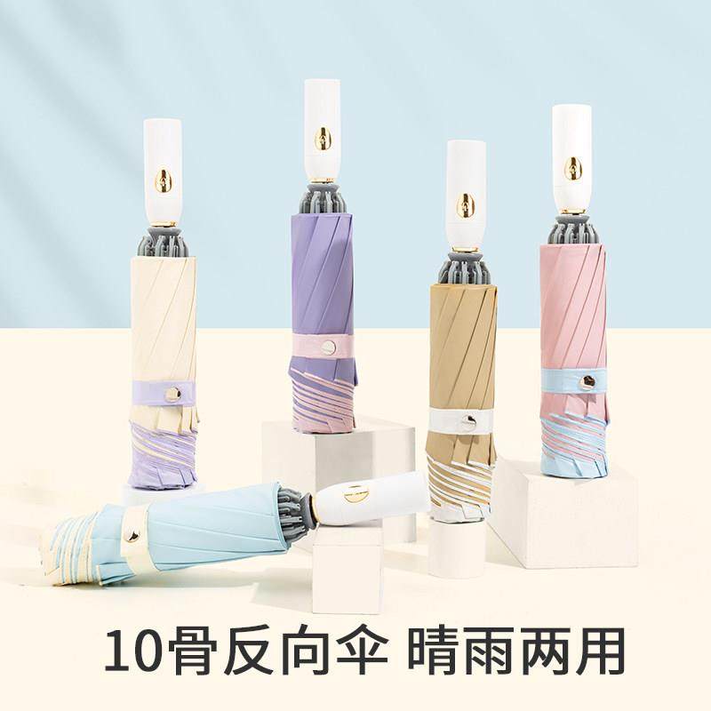 10骨加大向自动585*自动晴雨晒两用防雨伞V遮反阳抗U彩胶遮阳伞女,居家日用,伞,淘宝优惠券,粉丝福利购,淘宝优惠卷