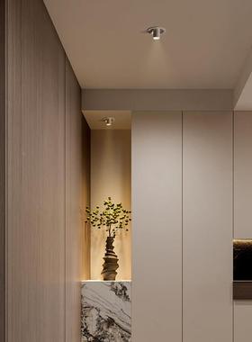 嵌入式伸缩射灯侧打可调角度KC-T015旋转方室向茶重点装画饰照向