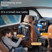 汽车方板向本盘小桌板33815餐盘车笔记电脑i载Pad平支架后排折叠