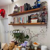 全木实一字隔板式 置物架墙上架壁挂创意悬空展示架L2548儿童书书