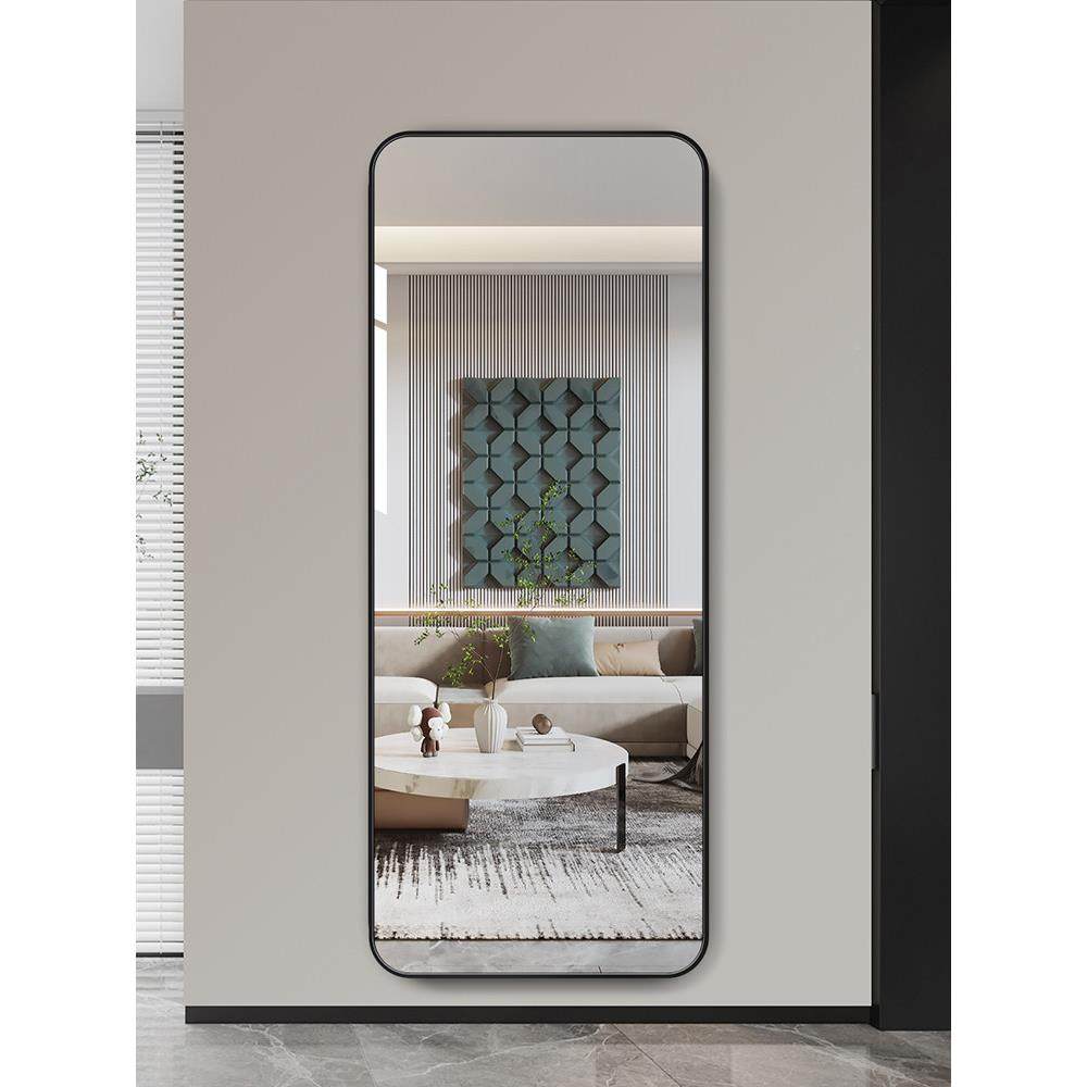 衣轻奢全身镜壁挂式贴家墙玄关镜穿镜用64534试室衣镜卧金边框落,住宅家具,穿衣镜,淘宝优惠券,粉丝福利购,淘宝优惠卷