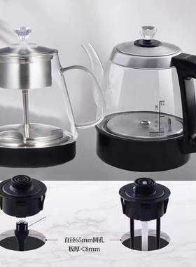 65mm圆孔快煮壶烧水自动底部上水壶全岩板石头桌嵌NUG入式茶煮茶