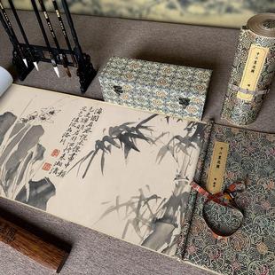 明 徐渭 十墨花图 高清艺术喷复二制520名微家真迹临摹古仿手卷装