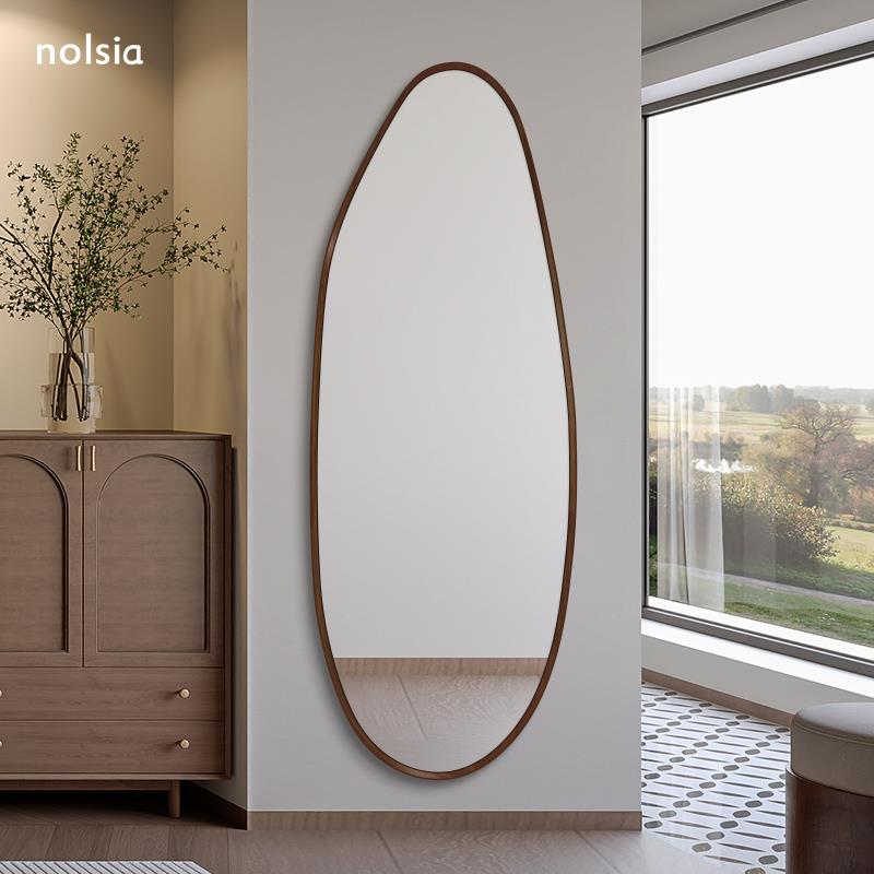 异ML-G0078形入镜子穿衣镜墙挂家用户落地镜全身镜贴衣墙壁挂式不