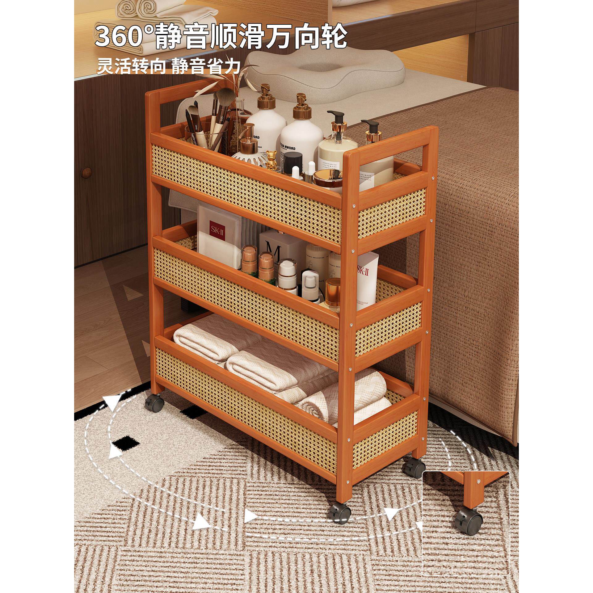 能美容专用小推车可移动多功护理手仪器收纳拓爵（住院架推车理发