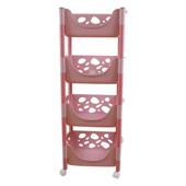 术置物收纳架家用塑料厨房浴卫生艺整理架储物架室7211 716多层落