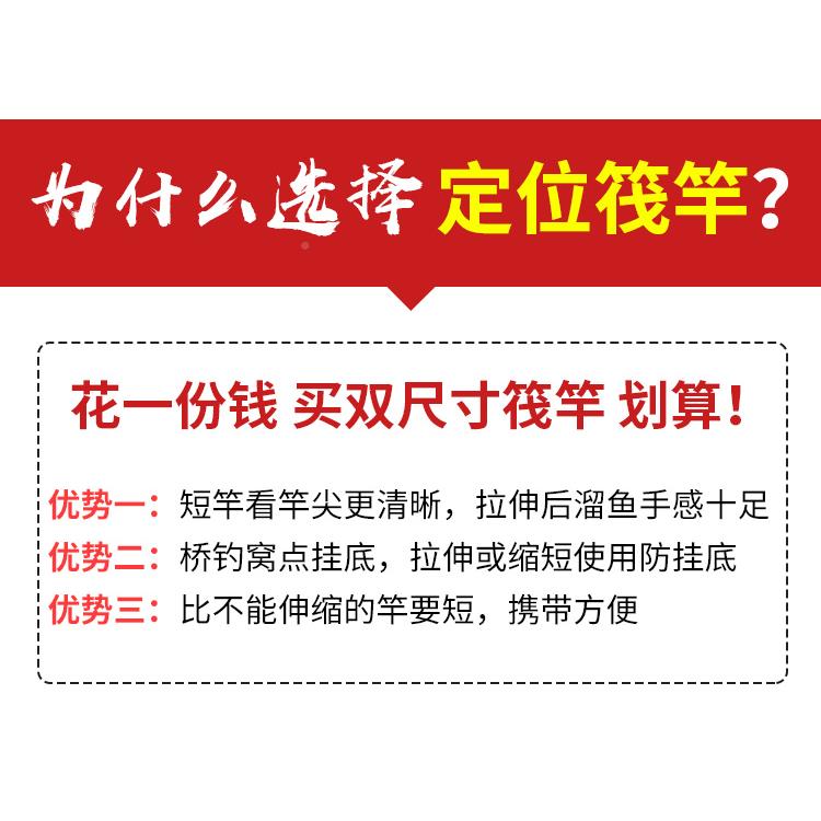 桥尾钓筏钓竿单竿筏竿全合钛竿YBZ稍软伸缩金阀杆伐竿新款高端手