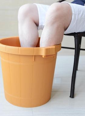 牛穴筋XUP泡脚桶高深家桶过小腿加厚脚大足浴桶用按摩位塑料洗盆