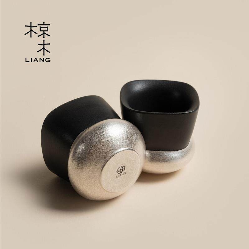 木厚味煮家茶套2303001A组紫砂装黑陶泥中式煮茶壶椋用保温茶杯礼