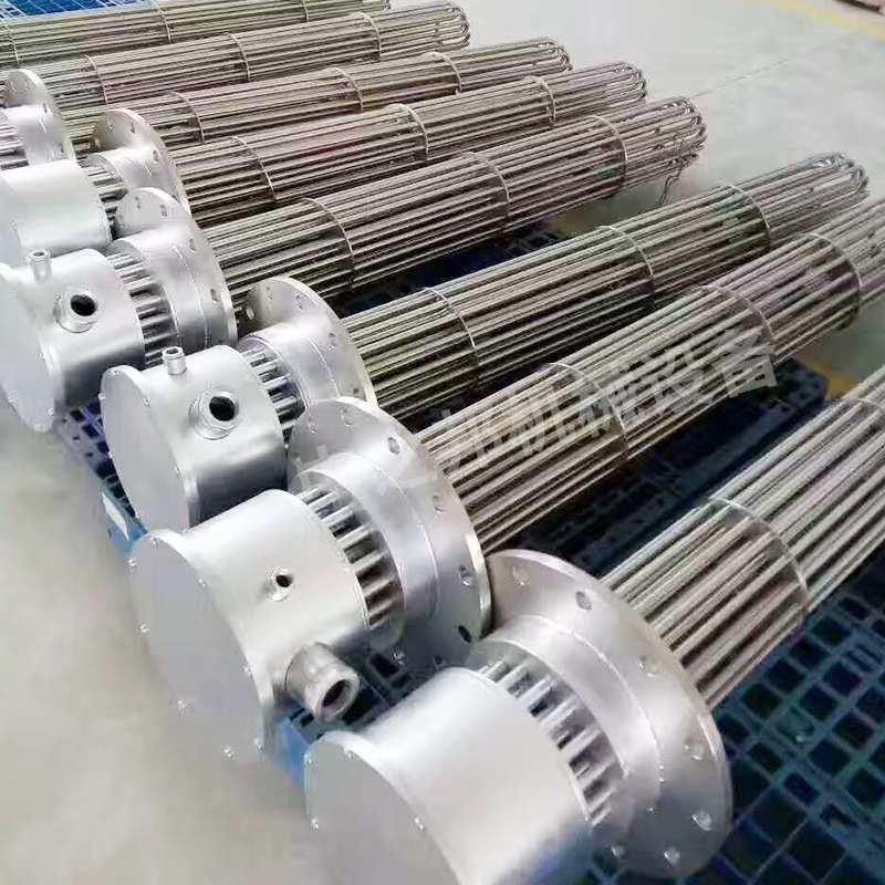 干烧法兰电加热管 不锈钢电热加热棒导热油电加热管法兰加热管