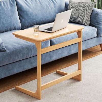 可移动床边小桌子木腿卧室家用简易小学生学习写字书桌沙发边桌