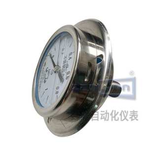 FZ上海上仪四厂 63B 上海仪表四厂不锈钢轴向带边耐震压力表
