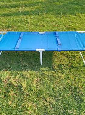 1850*700*350mm露营便携午休单人床折叠床两折床防疫应急救灾床