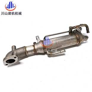 挖机神钢SK200 260 250 超8日野J05E发动机EGR冷却器连接管 210