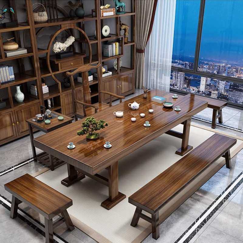 实木大板茶桌椅组合新中式原木办公室茶台客厅家用茶几泡茶桌一体,鲜花速递/花卉仿真/绿植园艺,割草机/草坪机,淘宝优惠券,粉丝福利购,淘宝优惠卷