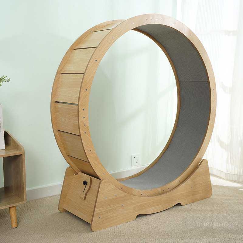 猫咪跑步机安全锁扣稳固承重圆形循环静音跑道匠心设计精心打磨