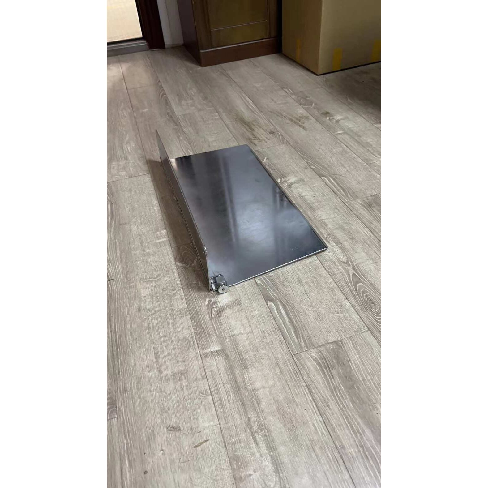 不锈钢担架挡板简易担架仓自动上车担架挡板救护车上车挡板导板