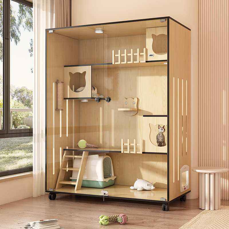 猫别墅猫笼子家用室内猫柜猫屋猫舍双层宠物房超大自由空间猫咪窝,鲜花速递/花卉仿真/绿植园艺,割草机/草坪机,淘宝优惠券,粉丝福利购,淘宝优惠卷
