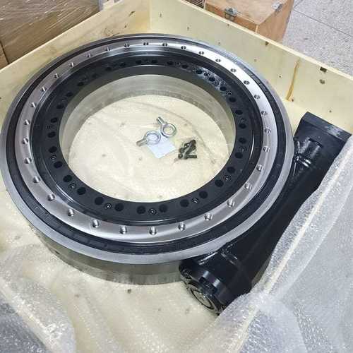 乐鑫凸轮滚子中空旋转平台斜齿减速机重负载伺服电机转台