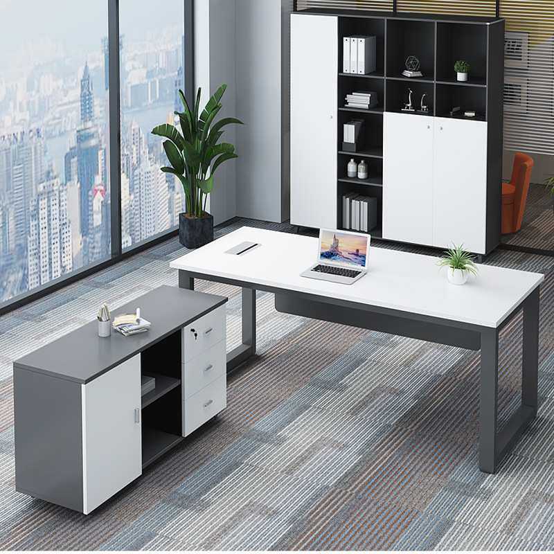 办公家具大气老板桌大班台简约现代总裁桌主管桌商用经理桌椅组合