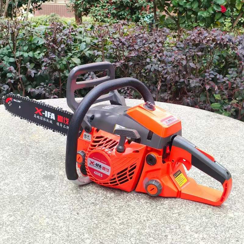 喜伐小油锯伐木锯家用小型汽油链锯45CC标配16寸油锯导板油锯链条