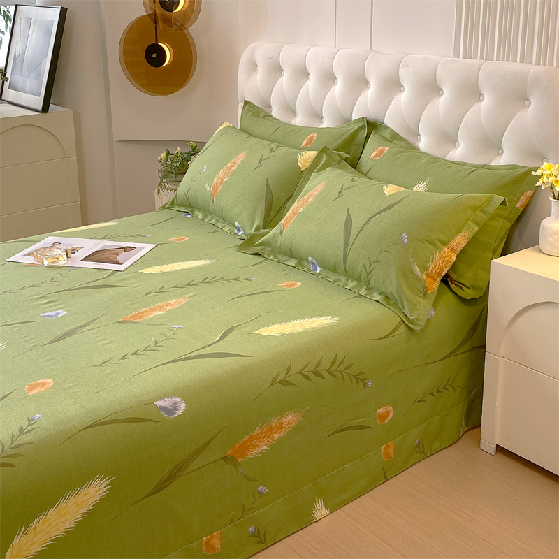 冬季加厚磨毛床单单件纯棉单人1米5学生宿舍100%全棉双人床被单