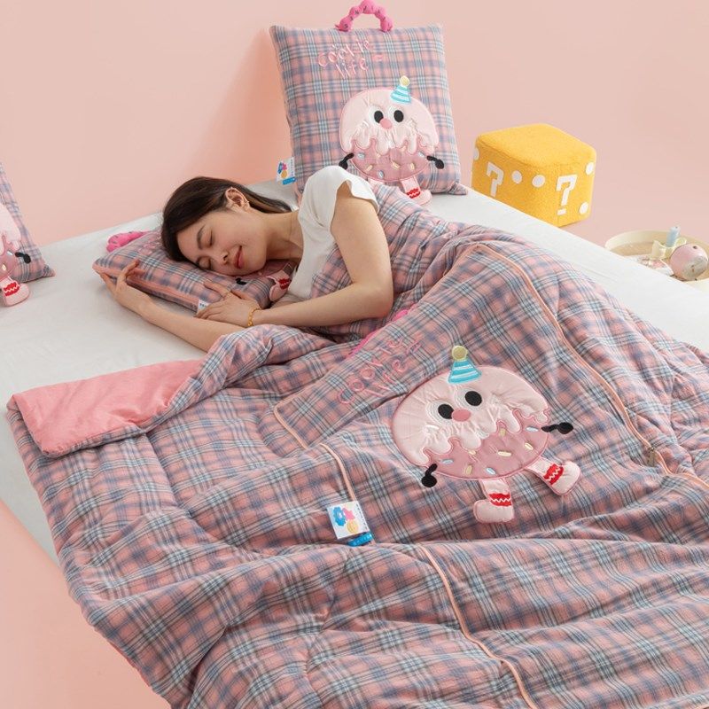 手提抱枕被子两用全棉车载沙发靠垫可爱办公室学生宿舍午休空调被,居家布艺,抱枕被,淘宝优惠券,粉丝福利购,淘宝优惠卷