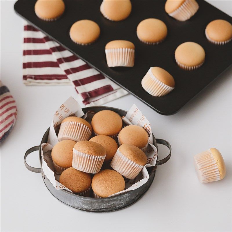 12连圆形蛋糕模烤盘 马芬蛋糕纸杯 烤箱家用烘焙模具