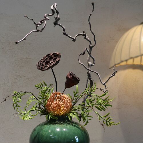 侘寂风宋代美学陶瓷花瓶客厅插花餐桌民宿新中式高级玄关装饰摆件