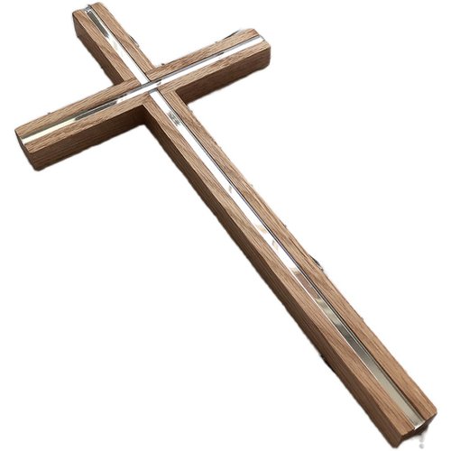 十字架实木木质橡木家居摆件墙挂壁挂主内礼品明心包邮
