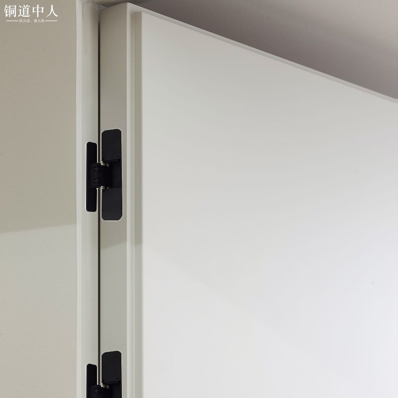 隐形二维可调合页铝木门极窄边框玻璃门房门卫生间暗藏铰链内外开