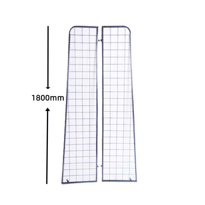 超市货架卡条配件端头侧网架小便利店单面侧网双线挂钩和标价条