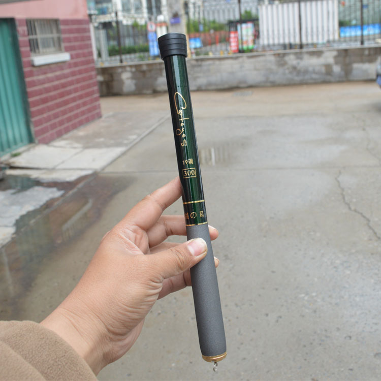 猫目超短节鱼竿40T高碳超轻便携逆丝小手竿溪流竿19调短节鱼竿