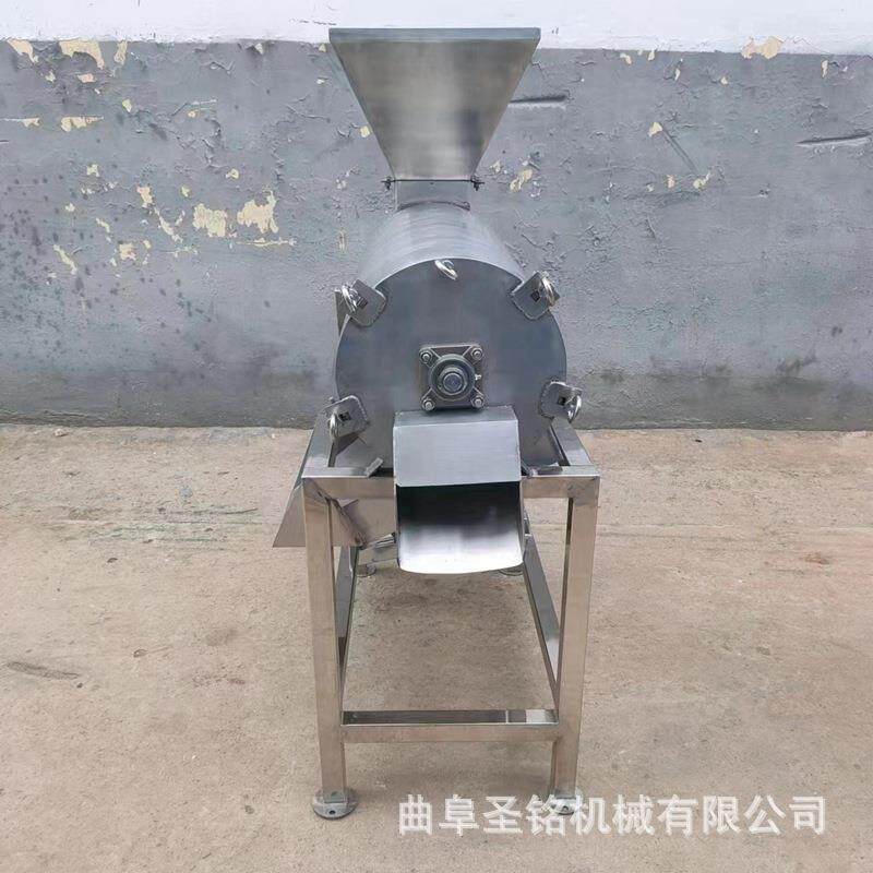 牛FIR油果除核打浆浆机 人参果脱皮渣打浆分设备 不锈钢工业破离