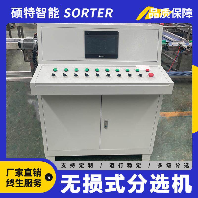 水果检呵REB护式分选备柿子多级无设损测分拣机 杨桃重量分 级机