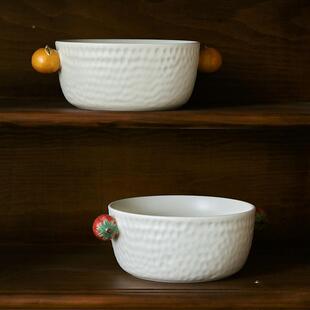 玩物志 软治萌愈水果宝宝陶瓷汤碗小清新泡面 碗面碗沙pj37-18拉