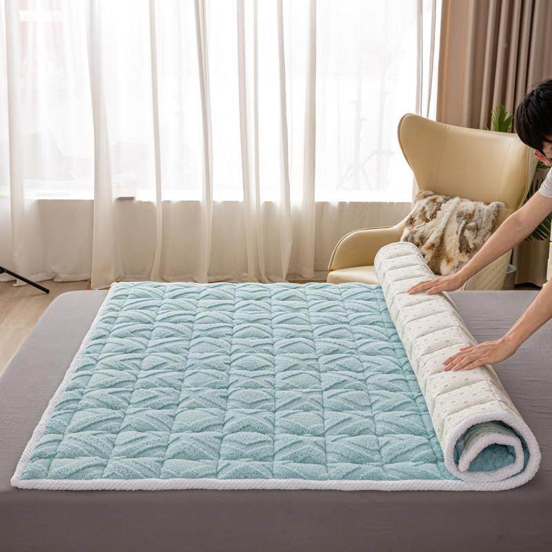 冬季牛奶绒床褥子防滑毛毯床垫软子学生宿23727舍床垫盖暖保绒羊,床上用品,床盖,淘宝优惠券,粉丝福利购,淘宝优惠卷
