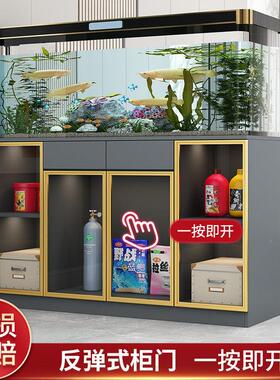 轻奢底鱼缸柜水族式中型家用客厅隔断欧现代KKB简约箱架子底座柜