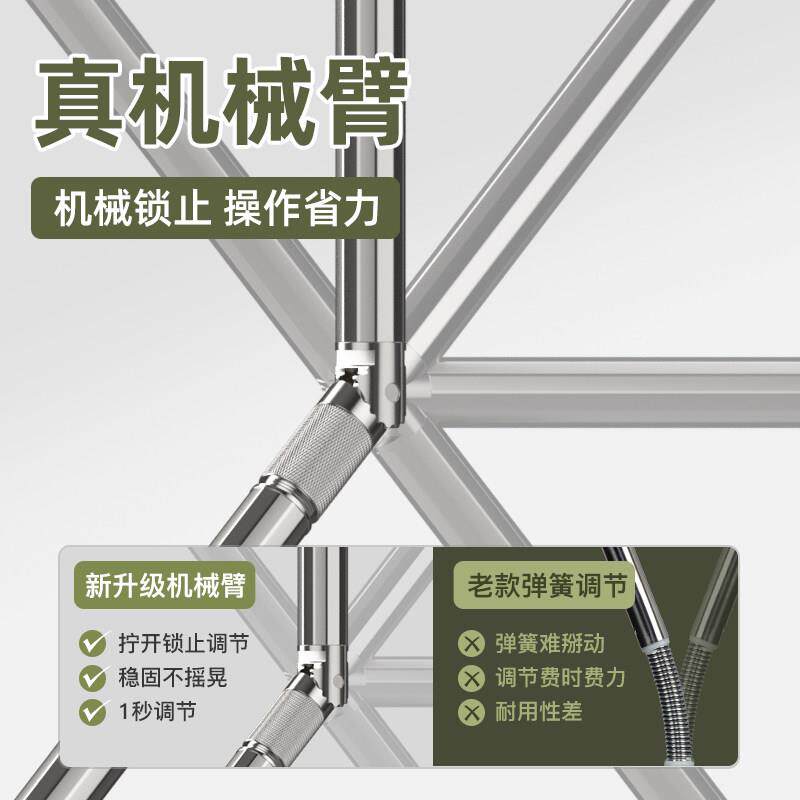 佳钓钓尼机械臂钓鱼伞2025款雨拐机械臂拐新杖大伞遮阳新型户外太