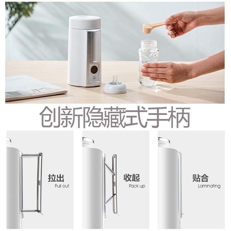 110V2折200v可other携式电烧水壶80ml旅行热水壶叠煮水烧水杯养生