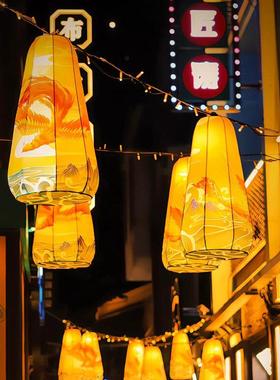 夜幕灯笼凤凰花大唐不城文旅灯笼户外防YJX水景区亮化灯装天饰灯