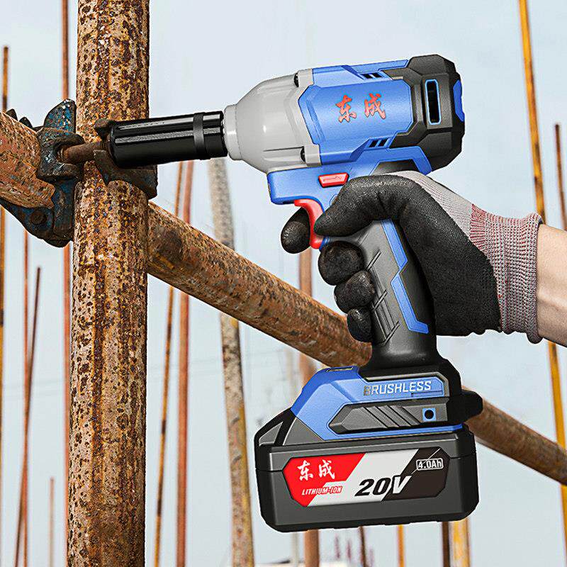 电动冲击扳手大扭力无锂冲击扳手刷套电轮胎筒鹰气动扳手架子工汽