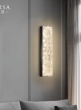 现11696奢后代树脂轻床头灯创意艺术卧室壁客厅背景墙个性玄关壁