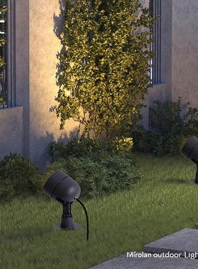 照树灯射树灯外水草坪灯树灯防景户观灯65333别墅庭院地插灯室外