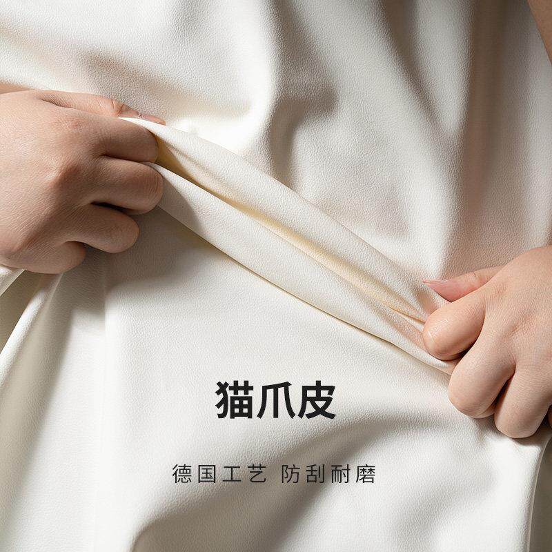 丰范爪皮高端大头靠垫榻榻米软包防YD01猫抓撞床双人猫靠背床头板
