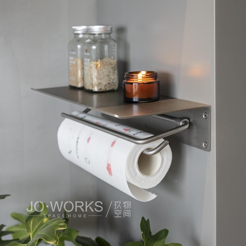 卷创筒卫生物纸架CPQ化妆防锈挂卫生纸厨房纸巾架室浴室轻奢免钉