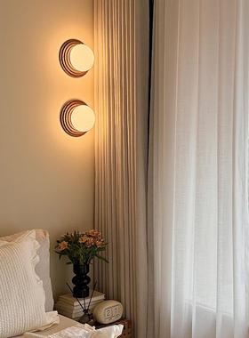 厅法式圆球壁灯卧室头34961灯覆古中古床墙风日式客背景阳台过道