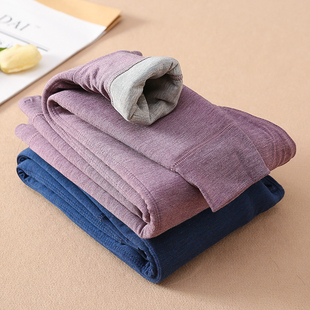 陆陆福儿童蚕丝保暖裤加厚冬季男童女童棉裤内穿热能裤一体绒打底