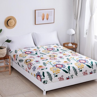 定制任意尺寸全棉纯棉床笠1.8米榻榻米床罩1.2拼接床2.4上下铺1.9