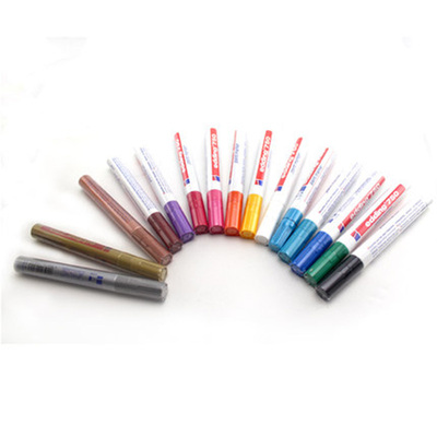 艾迪油漆笔edding750 2-4MM耐75酒精工业钢材耐高温记号笔补漆笔